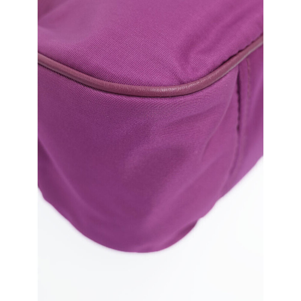 Prada leather Purple hobo bag Tessuto shoulder - Picture 7 of 9
